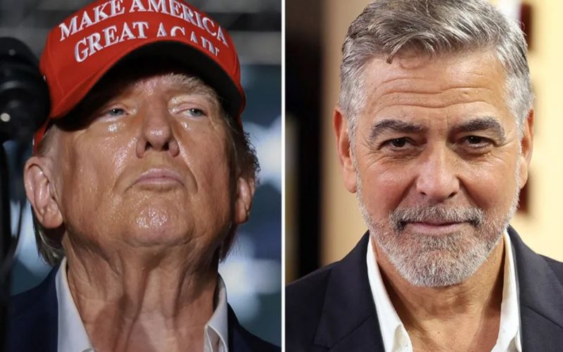 Trump vs. Clooney — Definitely Not a President, Trump is still acting like a spoiled celebrity